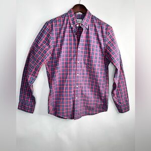 J Crew Classic Shirt Plaid Long Sleeve Button Down Mens SIZE S
